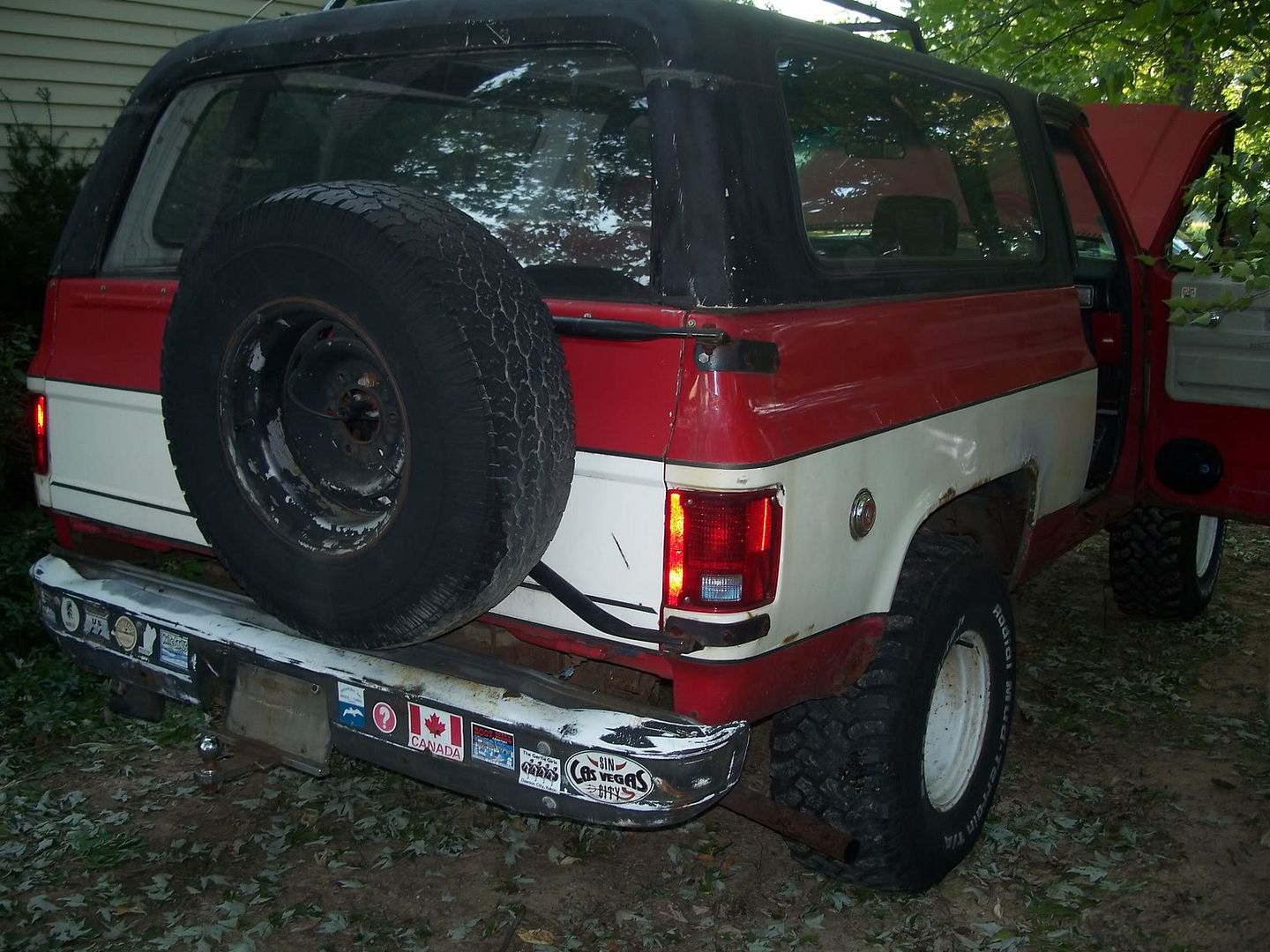 K5 Blazer spare tire GM Square Body 1973 1987 GM Truck Forum